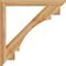 Ekena Millwork Merced Slat Rough Sawn Bracket, Western Red Cedar, 4"W x 46"D x 46"H BKT04X46X46MRC06RWR - alternate 2